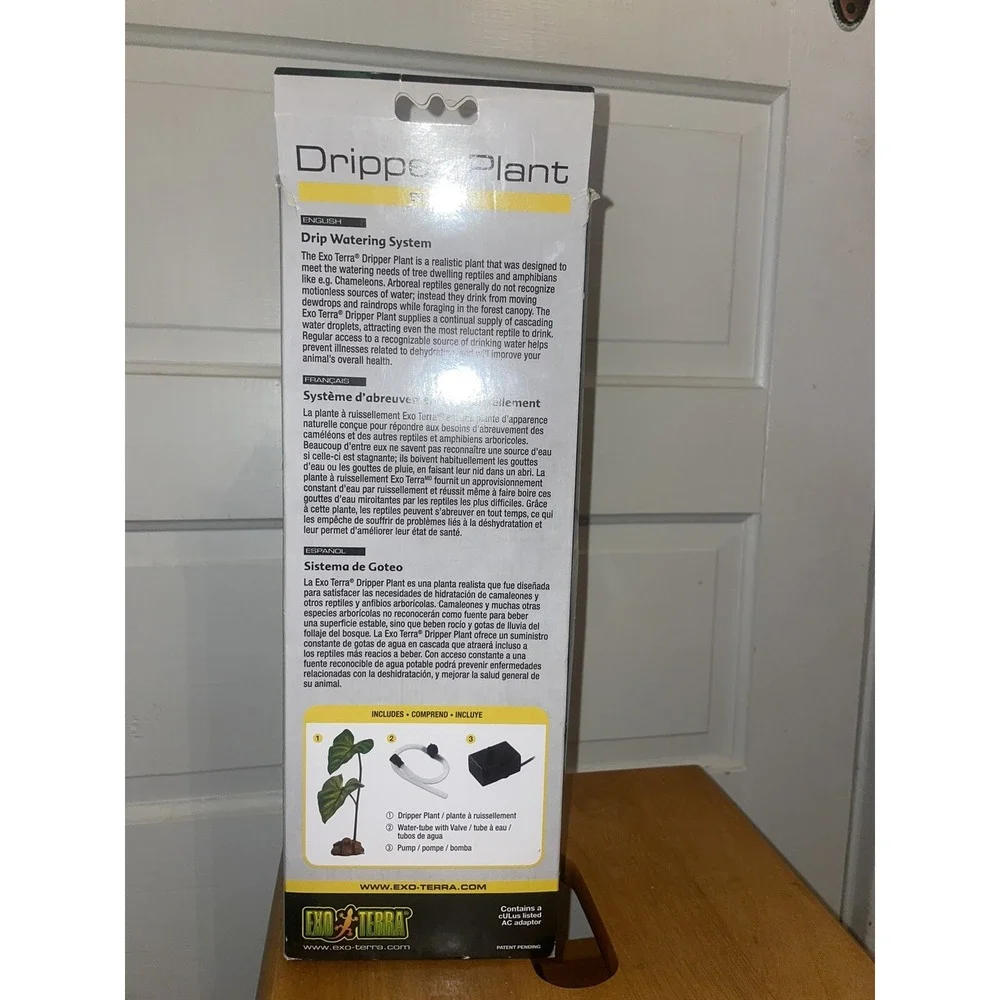 Exoterra Dripper Plant Small NIB Humidity‎